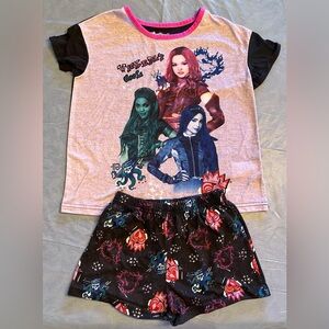 Descendants 3 Girls Disney Pajama Set, Size 8